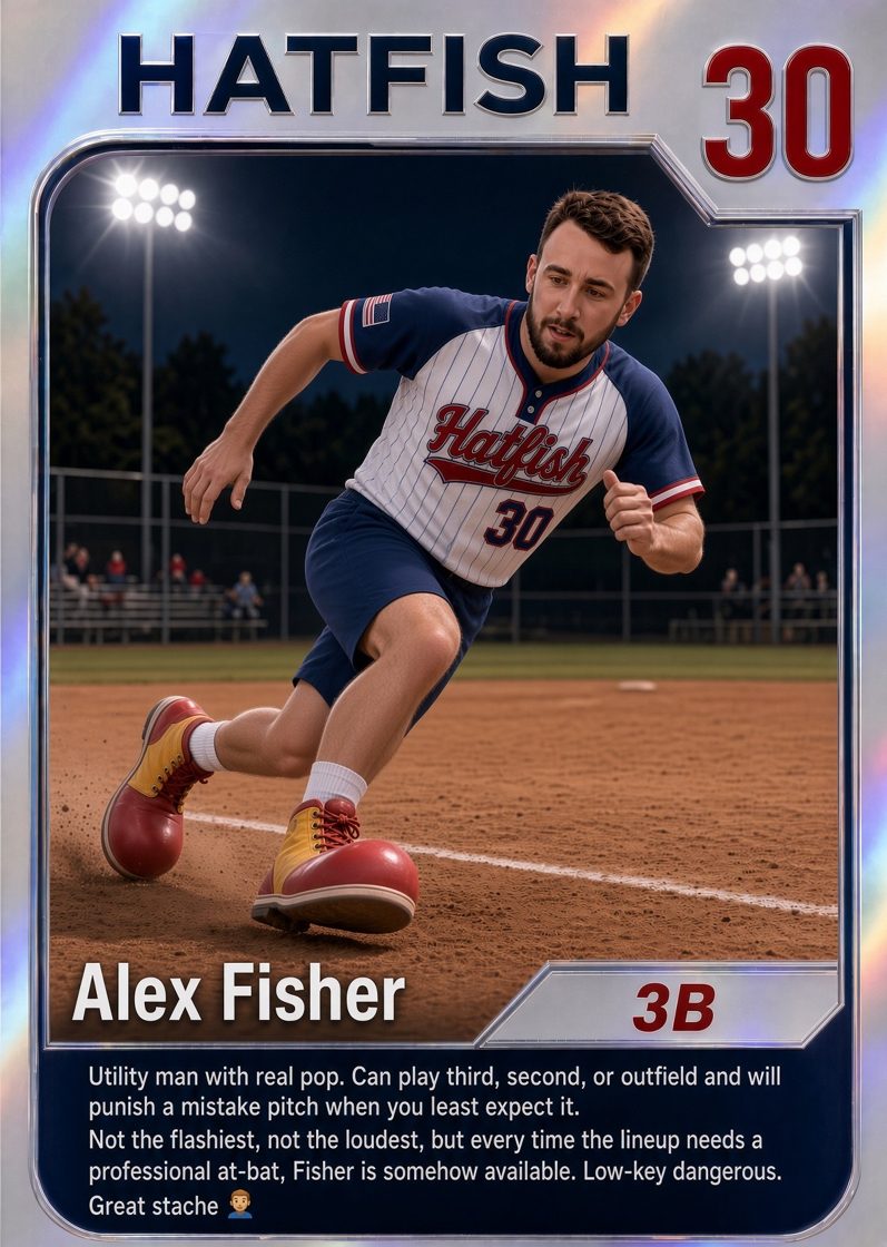 Alex Fisher Hatfish player card