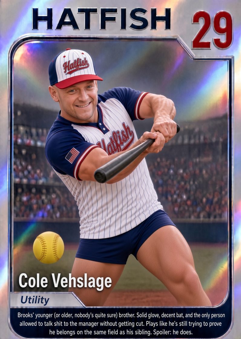 Cole Vehslage Hatfish player card