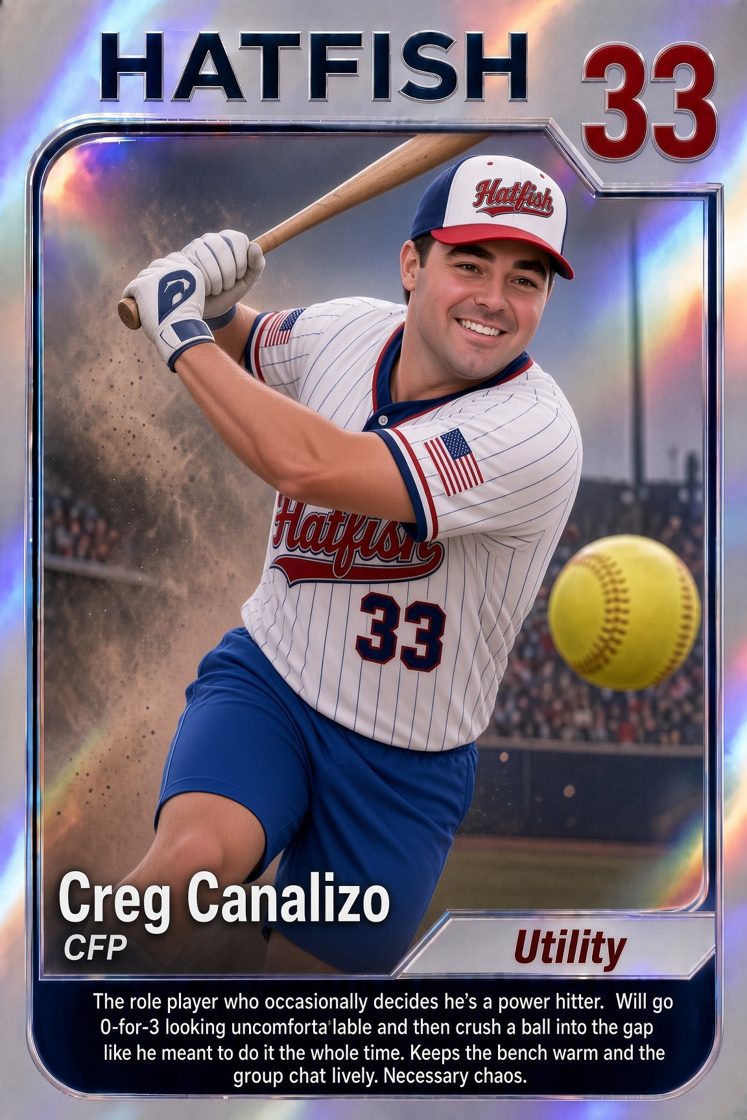 Creg Canalizo Hatfish player card